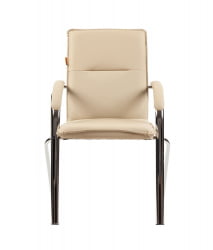 Комплект офисных кресел CХАИРМАН 851 экокожа Бежевый / CHAIRMAN