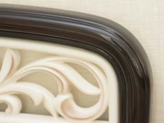 Кровать с подъемным механизмом 160*200 Катрин 92.21 Дуб венге Белый песок Санчо крем