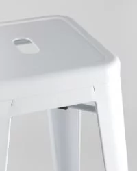 Стул барный Толикс Белый / Tolix