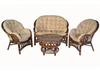 Комплект Черчилль/Рузвельт/Кобана с 2х местным диваном Черчилле5 орех матовый / Cherchille5