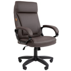 Кресло руководителя CХАИРМАН 794 ЛТ (ЛТ) экокожа Коричневый / CHAIRMAN (LT)
