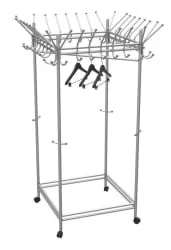 Вешалка на колёсиках Пико 23 Металлик