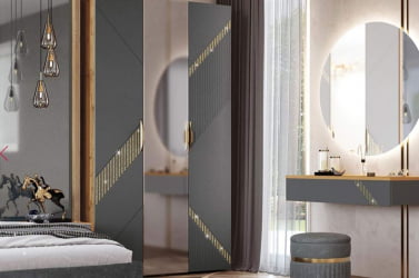 Туалетный столик Монако 902.15 Дуб Вотан Оникс Графит