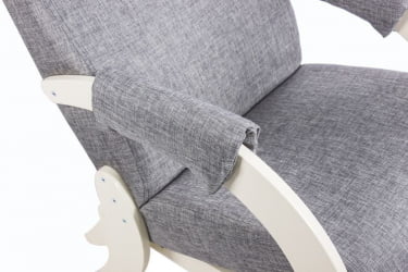 Кресло-качалка Модель 68 М (Сливочный/Верона Бровн) / (Сливочный/Verona Brown)