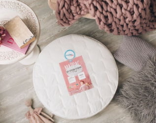 Матрас из ортофайбера с кокосом Принц Классик Круглый (жаккард с кантом 10 см)