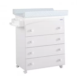 Комод пеленальный Микуна Б-970 Вхите Беиге Дотс / Micuna B-970 White Beige Dots