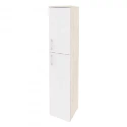 Шкаф высокий узкий правый ОНИКС О.СУ-1.8(Р) Денвер Светлый/Белый / ONIX O.SU-1.8(R)