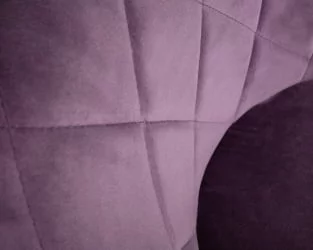 Стул барный ДОБРИН ЛОГАН БЛАCК Пудрово-сиреневый велюр МДЖ9-52 / DOBRIN LOGAN BLACK MJ9-52