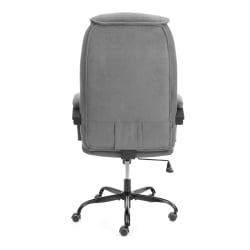 Кресло руководителя ОРЕОН металБЛ велюр, серый, 29 / OREON metalBL