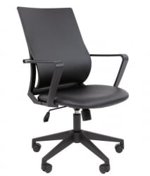 Кресло руководителя Чаирман 545 БП экокожа Черный / Chairman