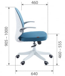 Детский стул CХАИРМАН CХ107 ткань голубой (М) / CHAIRMAN CH107 (M)