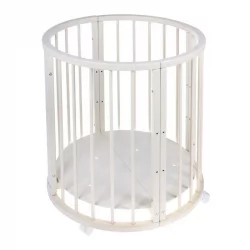 Кровать-трансформер 6-в-1 Меррй Хаппй 01 Слоновая кость / Merry Happy