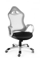 Кресло офисное Тесла CКС0398Х01 Грей силвер / CX0398H01 Grey silver