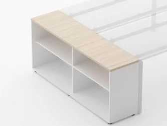 Тумба открытая Дека 9.01.165 Туя/Белый / Deka