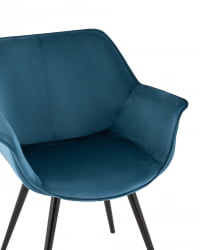 Стул Мэйсон Нев велюр Пыльно-синий / New