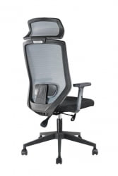 Кресло Бронте А755 Луксе Серый/Черный / Bronte A755 Luxe