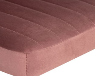 Стул барный ДОБРИН CХАРЛЙ ГОЛД (розовый велюр (МДЖ9-32)) 2 шт / DOBRIN CHARLY GOLD (MJ9-32))