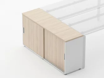 Тумба-купе для рабочего модуля Дека 9.02.145 Туя/Белый / Deka