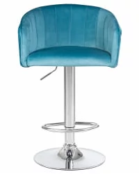 Стул барный ДОБРИН ДЭРCИ Морской волны велюр 1922-7 / DOBRIN DARCY