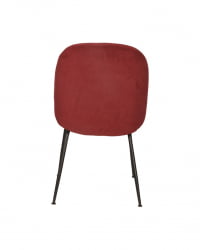 Стул Беетле велюр Красный / Beetle