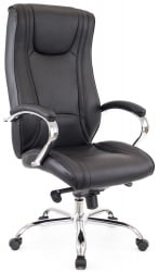 Кресло руководителя Кинг М кожа Черный / King M