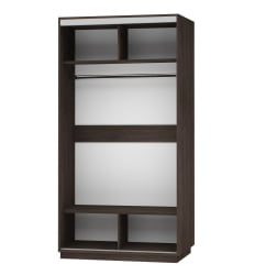 Шкаф-купе со стеклом Экспресс Хит Улица/Венге