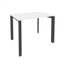 Стол рабочий на П-образном м/к ОНИКС О.МП-СП-1.7 Белый Бриллиант/Антрацит / ONIX O.MP-SP-1.7