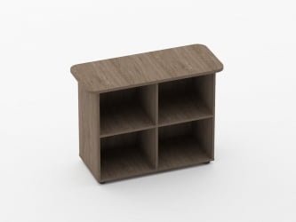 Тумба приставная к столу Глассй 3.18.12 Дуб Верцаска / Glassy