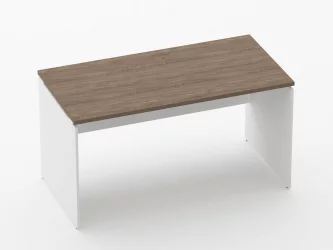 Стол прямой Дека ЛДСП каркас 75.07.14 Дуб Верцаска/Белый / Deka