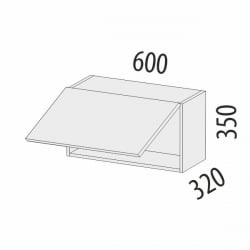 Антресоль (с системой плавного закрывания) Бруклин 101.101.1