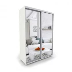 Шкаф-купе Акцент-Сим З 1000х600 Выбеленное дерево