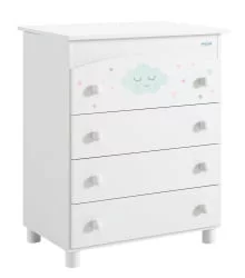 Комод пеленальный Микуна Лили Б-970 Вхите Старс Грей / Micuna Lili B-970 White Stars Grey