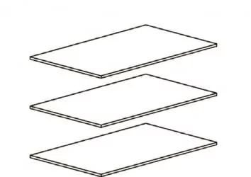 Полка Оскар-7 (А) Модена 04 Дуб сонома светлый