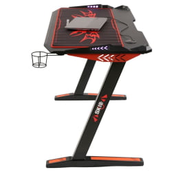 Игровой компьютерный стол СКИЛЛЛ CТГ-003 120КС60 Черный-красный / SKILLL CTG-003 120X60