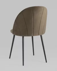 Стул для кухни Логан НЕВ велюр Коричневый / NEW