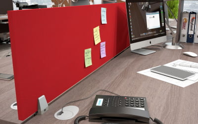 Офисная перегородка КСФП 143 (Красный) / XFP