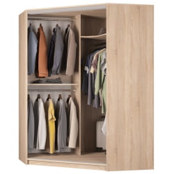 Шкаф-купе ЙА-198х1400-718-5(Белый-Д4Д3) / YA-198х1400-718-5(Белый-D4D3)