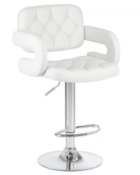 Стул барный ДОБРИН ТИЕСТО (белый) 2 шт / DOBRIN TIESTO