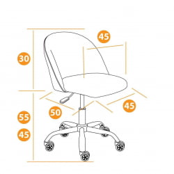 Кресло МЕЛОДЙ флок , бордовый, 10 / MELODY