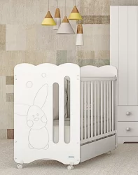 Кровать Микуна Копито 120кс60 Вхите / Micuna Copito 120x60 White