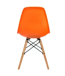 Стул для кухни Еамес СC-001 Оранжевый (РР623) / Eames SC-001