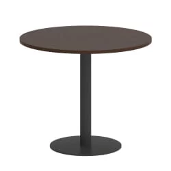 Стол журнальный круглый ХОМЕ ОФФИCЕ ВР.СП-5-90.1 Венге Цаво/Антрацит металл / HOME OFFICE VR.SP-5-90.1