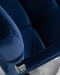 Стул барный ДОБРИН КРУГЕР АРМ Синий велюр МДЖ9-117 / DOBRIN KRUGER ARM MJ9-117