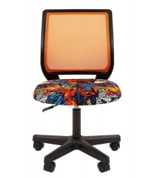 Детское кресло Чаирман ТИН (Кидс) 112 черный пластик CРАЗЙ/ТВ-66 / Chairman (Kids) CRAZY/TW-66