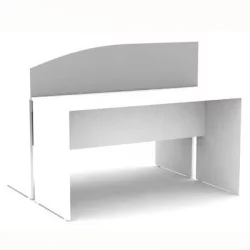 Офисная перегородка ИМАГО ЭКР-2 Металлик / IMAGO