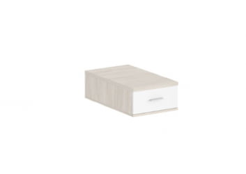 Подвесная тумба с 1 ящиком Сигма СГ.533.ОЛ.ВХ Дуб светлый Белый / Sigma SG.533.OL.WH