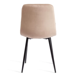 Стул CХИЛЛЙ (мод. ДЖСC-220) Велюр/металл , 44,5х52,5х88 см, Беиге (бежевый) ХЛР8 / черный / CHILLY (mod. JSC-220) Beige HLR8