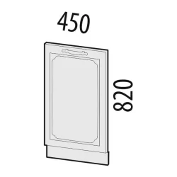 Панель для посудомоечной машины на 450 мм Милана 23.70 Сосна Астрид/Ваниль