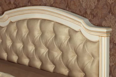 Комплект мебели для спальни Марлен №7 Кремовый белый Патина