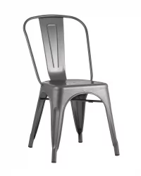 Стул ТОЛИКС с высокой спинкой Серебристый матовый / TOLIX